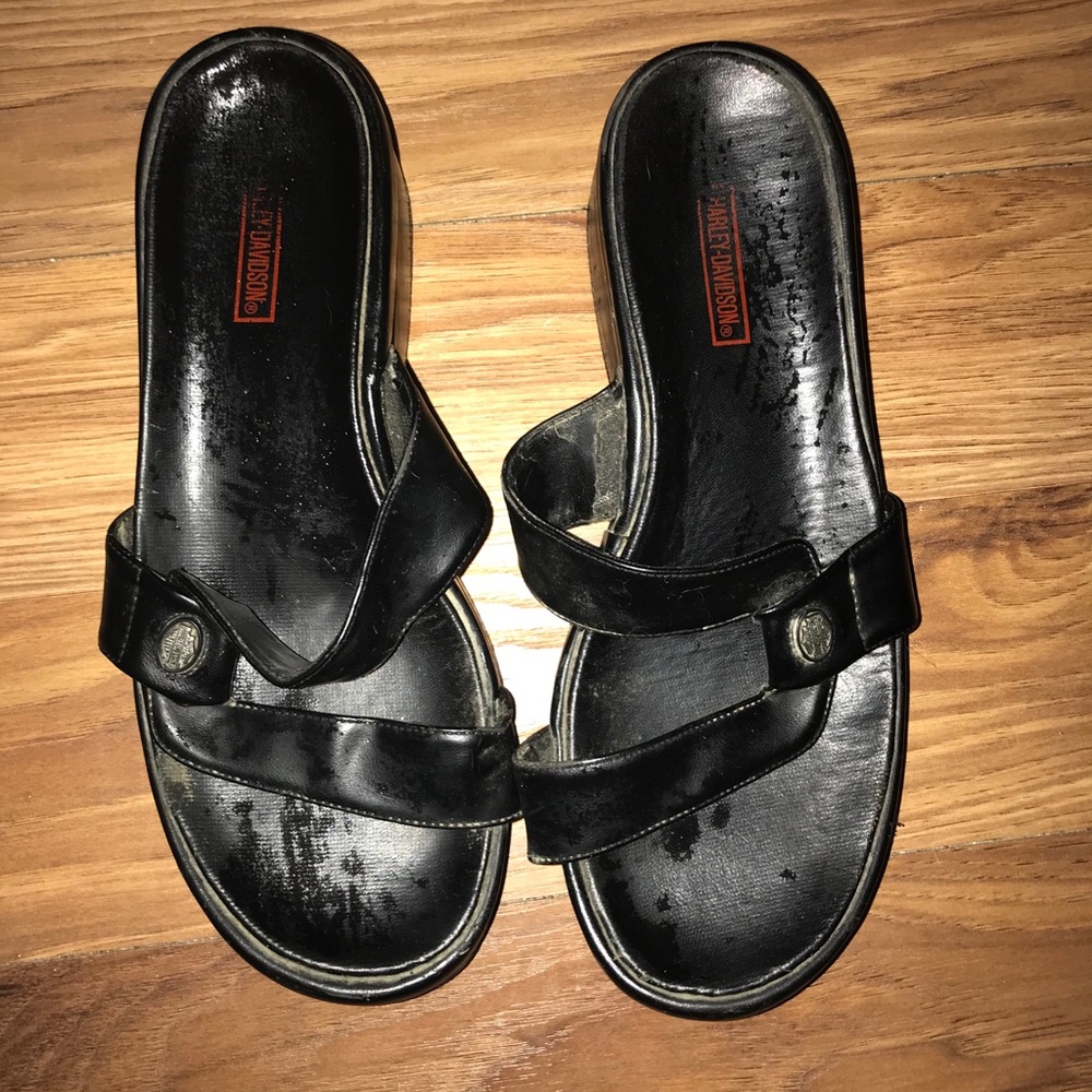 Harley-Davidson size 7 women’s sandles LIKE NEW